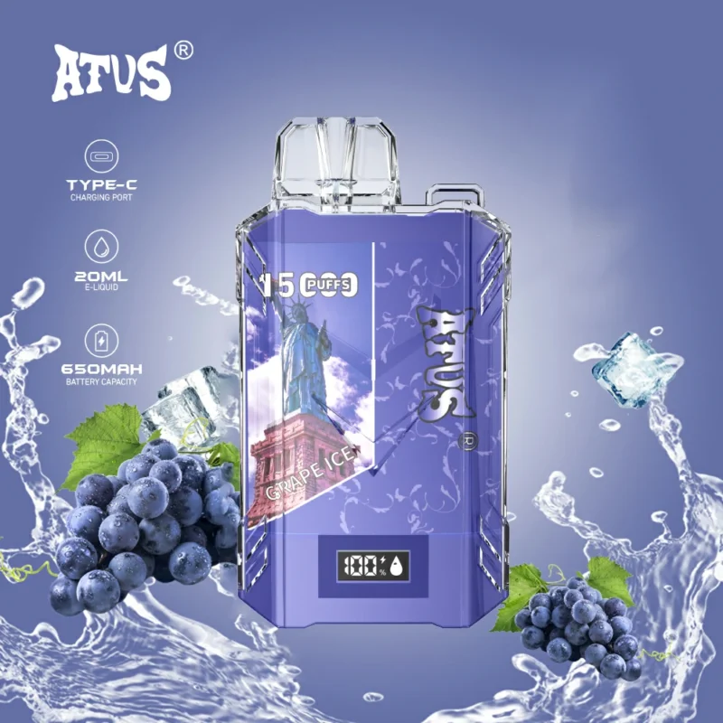 Original Factory ATVS 15000 Puffs Wholesale Disposable Vapes 5% Nicotine 20ML E-Liquid Wholesale Bulk Buy
