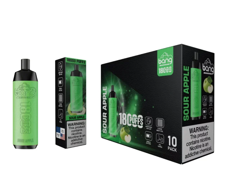 Bang 18000 Puffs 10 a escala