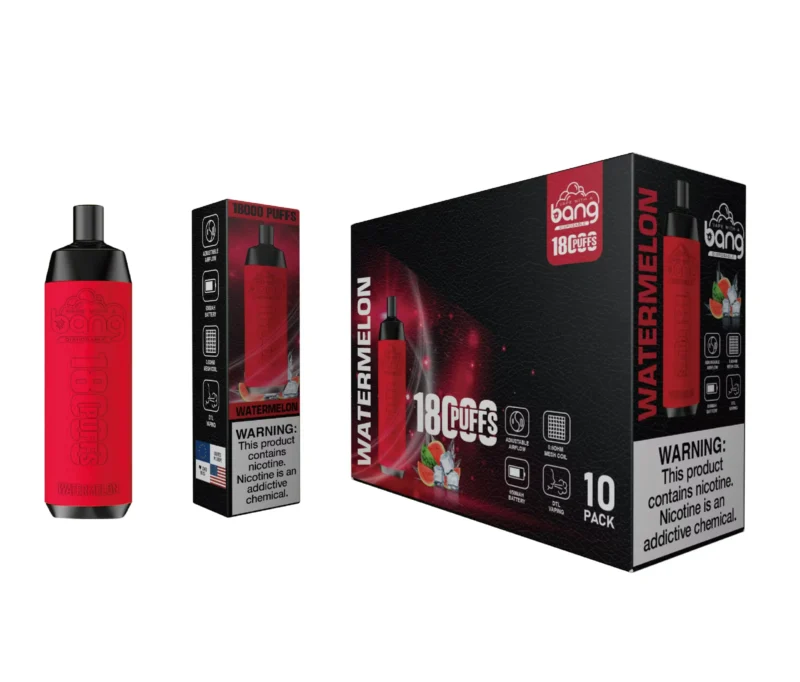 Bang 18000 Puffs 9 a escala