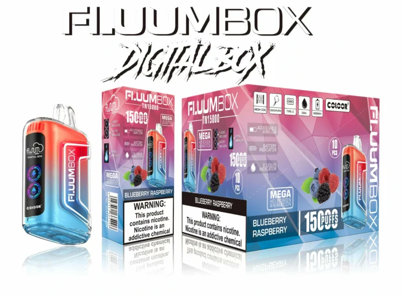 Fluum Box Digital 15000 Puffs 7 escalas