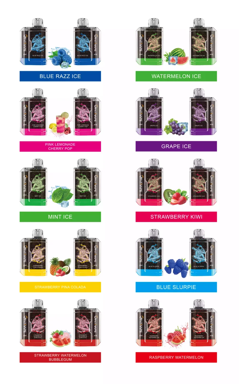 Original Wholesale Grativape Gbot 10000 Puffs Disposable Vape Pen 5% Nicotine 650mAh Rechargeable Battery 2