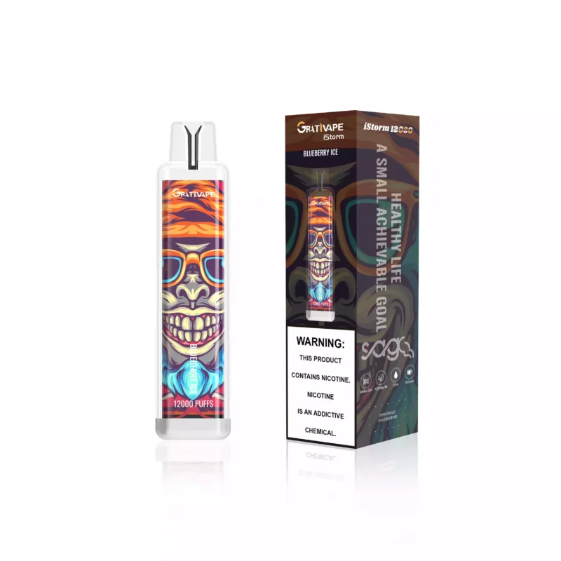 Grativape iStorm 12000 Puffs 12K 20ml Wholesale Disposable Vape Pen 0 2 3 5 Nicotine LED Light 3 scaled