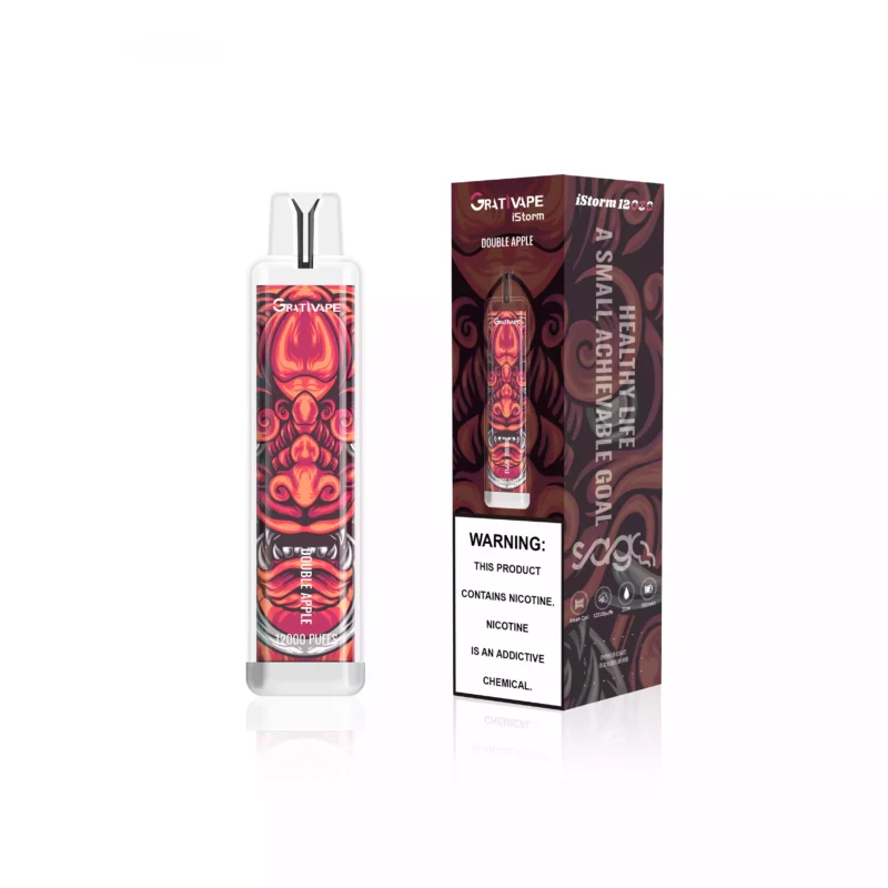 Grativape iStorm 12000 Puffs 12K 20ml Wholesale Disposable Vape Pen 0 2 3 5 Nicotine LED Light 4 scaled