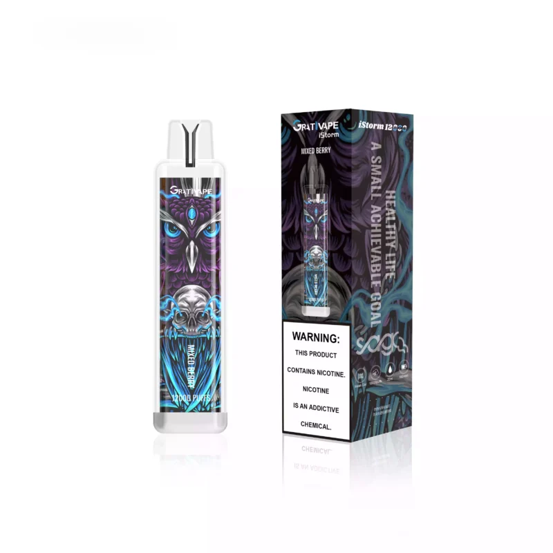 Grativape iStorm 12000 Puffs 12K 20ml Wholesale Disposable Vape Pen 0 2 3 5 Nicotine LED Light 7 scaled