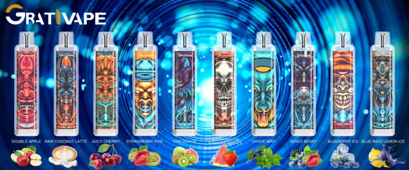Grativape iStorm 12000 Puffs 0% 2% 3% 5% Nicotine and 550mAh Battery Type-C Wholesale Disposable Vape 2
