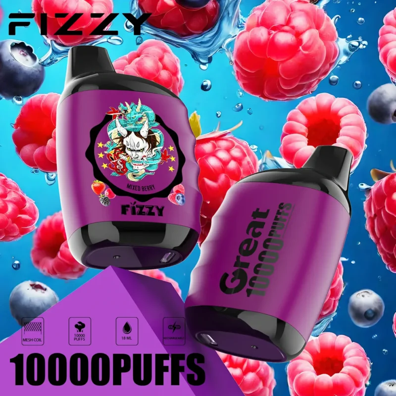Baixa Nicotina Atacado Fizzy Great 10000 Puffs Canetas Vape Descartáveis Compra a granel (10)