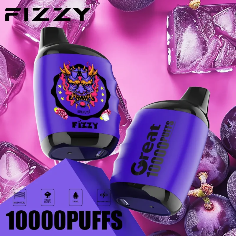 Canetas Vape descartáveis com baixo teor de nicotina por atacado Fizzy Great 10000 Puffs Comprar 4