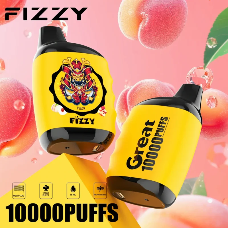 Wholesale Fizzy Great 10000 Puffs Low Nicotine Disposable Vape Pens with 10 Flavors Option Original Bulk Buy 1
