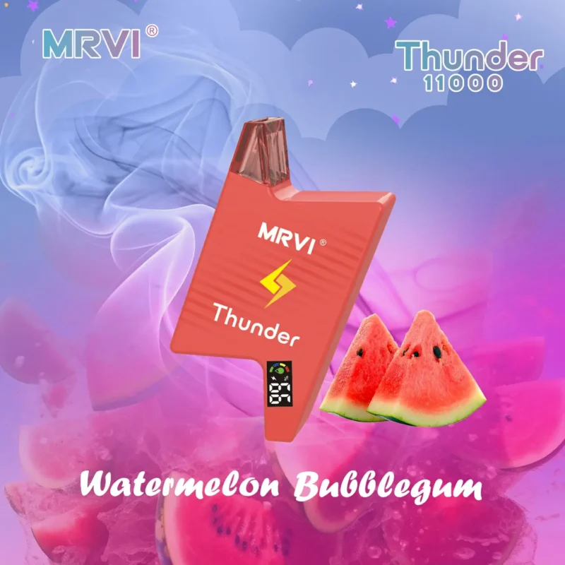 Popular MRVI THUNDER 11000 PUFFS 2% 3% 5% Nicotine Disposable Vape 19ml E-Liquid Wholesale Bulk Buy 1