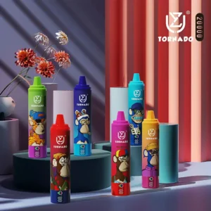 UZY Tornado 20000 Puffs Caneta Vape descartável de alta capacidade com capacidade de 28ml e tecnologia de bobina de malha Nicotina 0% 2% 3% 5% (2)
