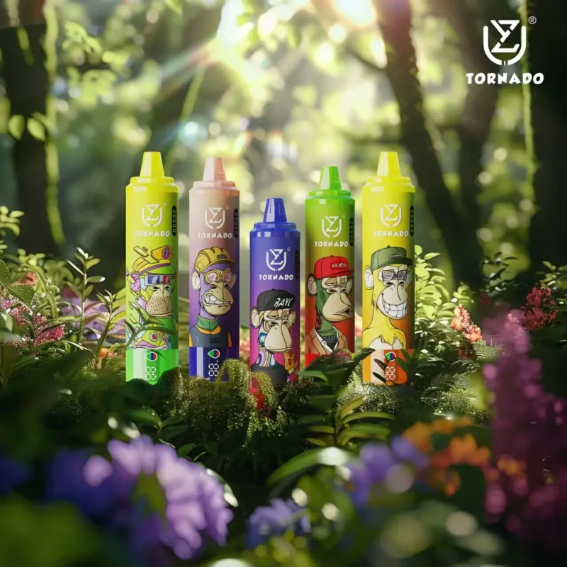 UZY Tornado 20000 Puffs Caneta Vape descartável de alta capacidade com capacidade de 28 ml e tecnologia de bobina de malha Nicotina 0% 2% 3% 5% (3)