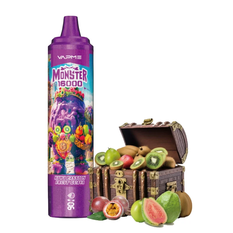 VAPME MONSTER 16000 Puffs Original LED Display Edition 26ml 850mAh Type C Original Wholesale Disposable Vape Pen 11