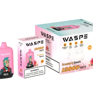 Wholesale Waspe 12000 Puffs Digital Box Vape Pen de unică folosință cu afișaj LCD 20ml Capacitate Mesh Coil Niveluri multiple de nicotină 0 2 3 5 1