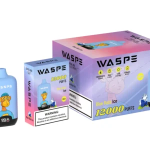 Wholesale Waspe 12000 Puffs Digital Box Vape Pen de unică folosință cu afișaj LCD 20ml Capacitate Mesh Coil Niveluri multiple de nicotină 0 2 3 5 11
