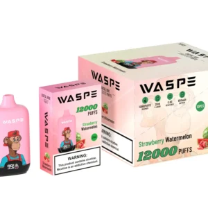 Wholesale Waspe 12000 Puffs Digital Box Vape Pen de unică folosință cu afișaj LCD 20ml Capacitate Mesh Coil Niveluri multiple de nicotină 0 2 3 5 14