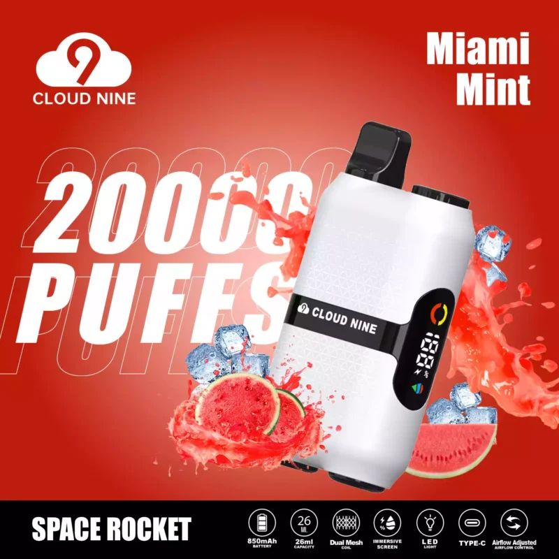 Originele Fabriek CLOUD NINE D33 20000 Puffs Groothandel Bulk Koop Wegwerp Vape 5 Nicotine Vers 10 Smaken 2024 Nieuw 10