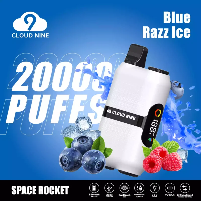 Originele Fabriek CLOUD NINE D33 20000 Puffs Groothandel Bulk Koop Wegwerp Vape 5 Nicotine Vers 10 Smaken 2024 Nieuw 2