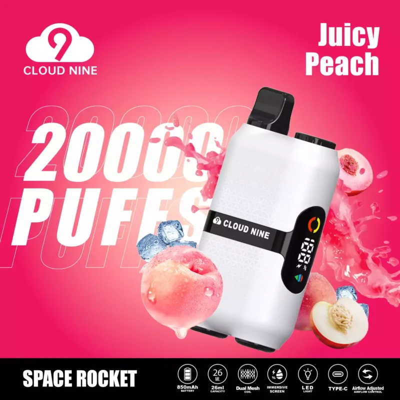 Originele Fabriek CLOUD NINE D33 20000 Puffs Groothandel Bulk Koop Wegwerp Vape 5 Nicotine Vers 10 Smaken 2024 Nieuw 4