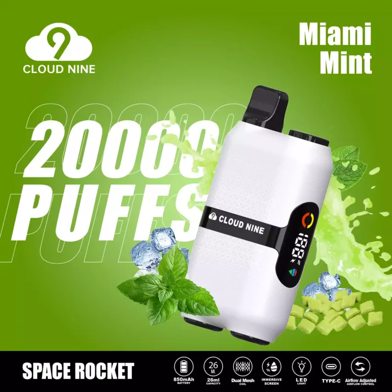 2024 Nieuwe Originele Fabriek CLOUD NINE D33 20000 Puffs 5% Nicotine Wegwerp Vape Groothandel Bulk Kopen met 10 Smaken