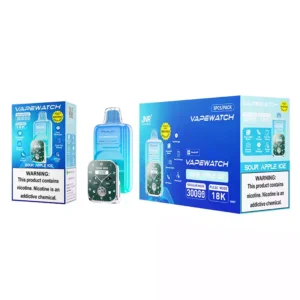 High Capacity JNR Vape Watch 30000 Puffs Disposable Vape with Large Display and Dual Mesh Coil for Bulk Orders