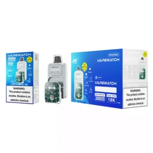 High Capacity JNR Vape Watch 30000 Puffs Disposable Vape with Large Display and Dual Mesh Coil for Bulk Orders