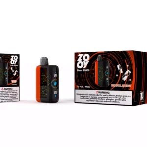 High Performance Disposable Vape ZOOY STARS 30000 Puffs with Dual Mesh Coil and Adjustable Airflow