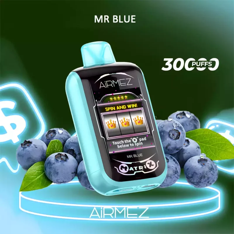 High Quality Airmez Matrix Pro 30000 Puffs Rechargeable Disposable Vape with 2 Percent Nicotine for Bulk Purchase