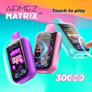 High Quality Airmez Matrix Pro 30000 Puffs Rechargeable Disposable Vape with 2 Percent Nicotine for Bulk Purchase