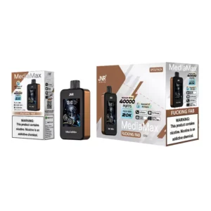 High Quality JNR Media Max 40000 Puffs Vape Pen with Display and Dual Mesh Coil for Wholesale Supply