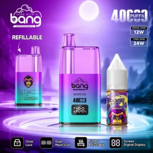 Premium BANG 40K B40S Puffs Disposable Vape with 40000 Puff Capacity and Type C Charging
