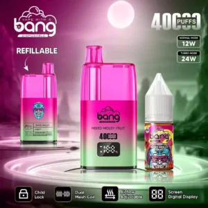 Premium BANG 40K B40S Puffs Disposable Vape with 40000 Puff Capacity and Type C Charging
