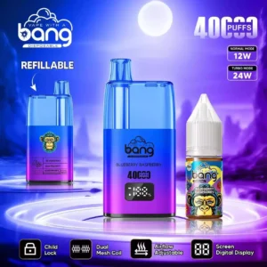 Premium BANG 40K B40S Puffs Disposable Vape with 40000 Puff Capacity and Type C Charging