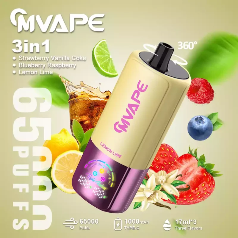 Premium CRYSTAL MARY 3in1 65000 Puffs vape with fast charging and smooth 1.0ohm coil