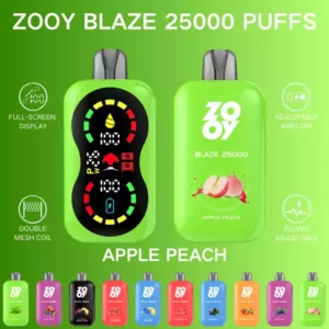 Premium Zooy Blaze 25000 Puffs Mesh Coil Disposable Vape for Wholesale from Original Factory