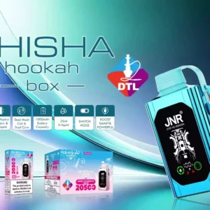Top Grade Disposable Vape Supplier JNR Shisha Hookah Box 20500 Puffs Dual Mesh Coil